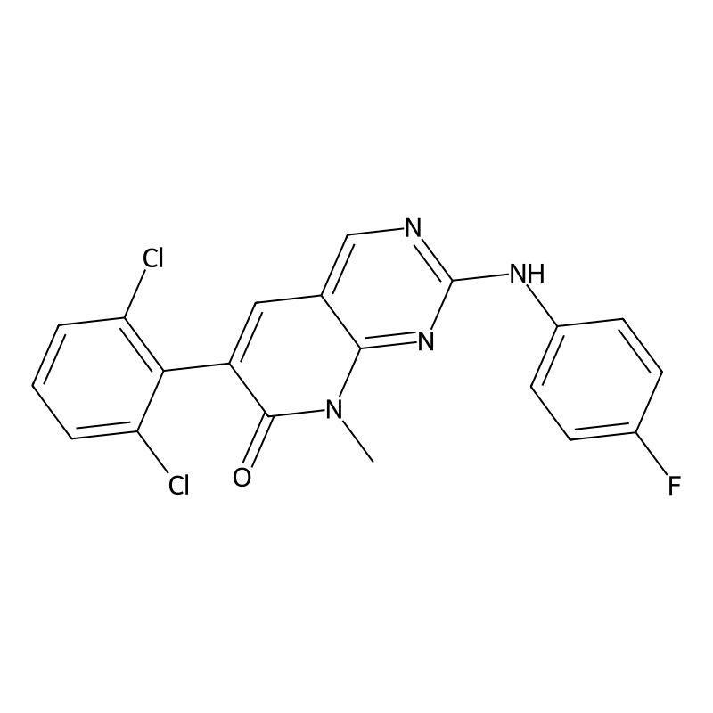 Pyrido(2,3-d)pyrimidin-7(8H)-one, 6-(2,6-dichlorophenyl)-2-((4-fluorophenyl)amino)-8-methyl-
