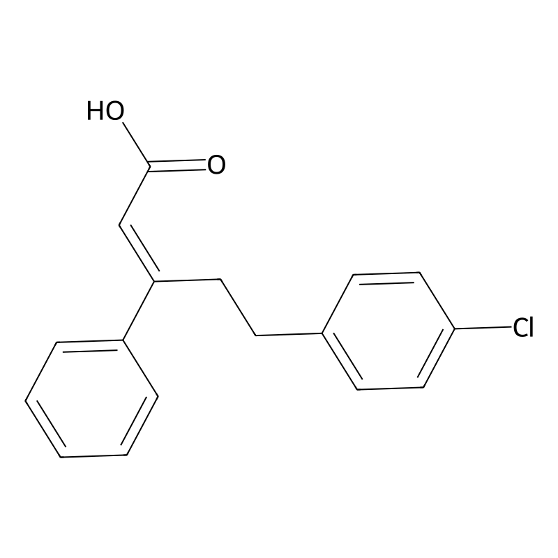 (E)-5-(4-Chlorophenyl)-3-phenylpent-2-enoic acid