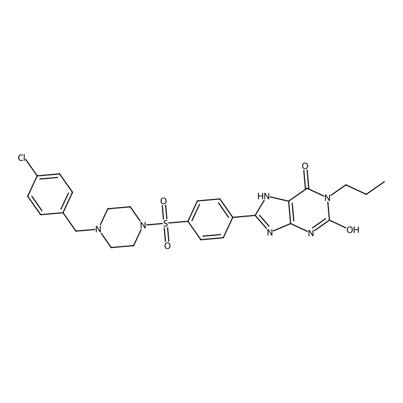 8-(4-{4-[(4-chlorophenyl)methyl]piperazine-1-sulfo...
