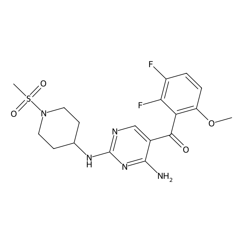 (4-Amino-2-((1-(methylsulfonyl)piperidin-4-yl)amin...