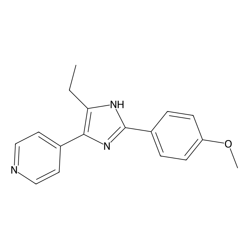 4-[5-ethyl-2-(4-methoxyphenyl)-1H-imidazol-4-yl]py...