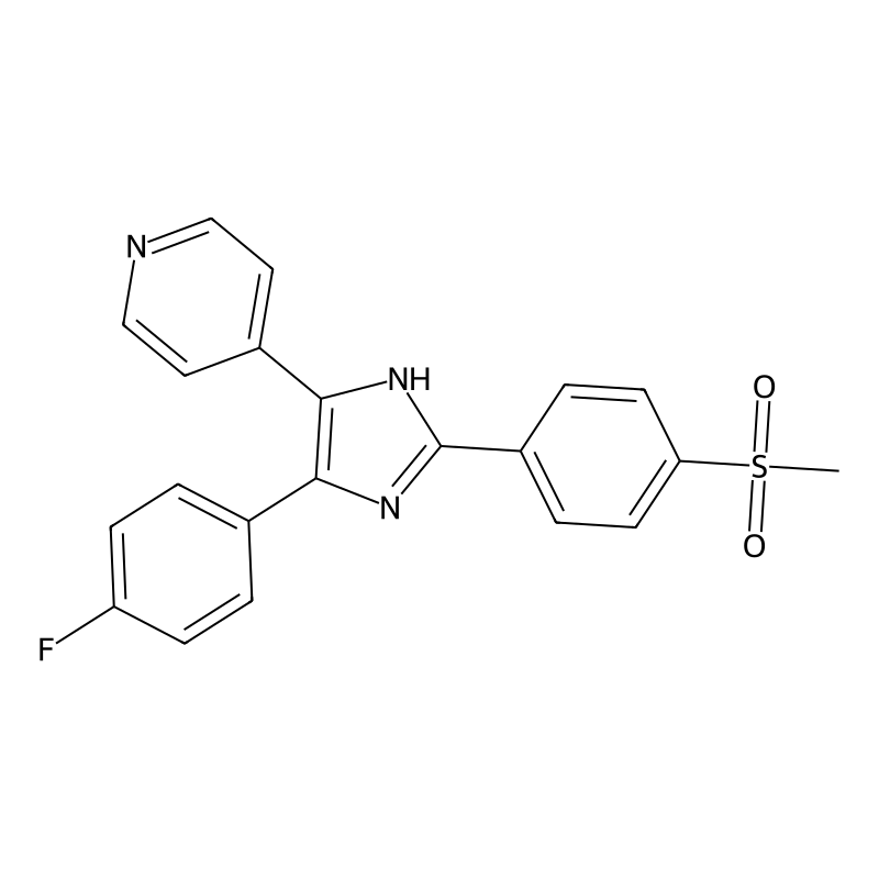 4-(4-Fluorophenyl)-2-(4-methylsulfinylphenyl)-5-(4-pyridyl)-1H-imidazole