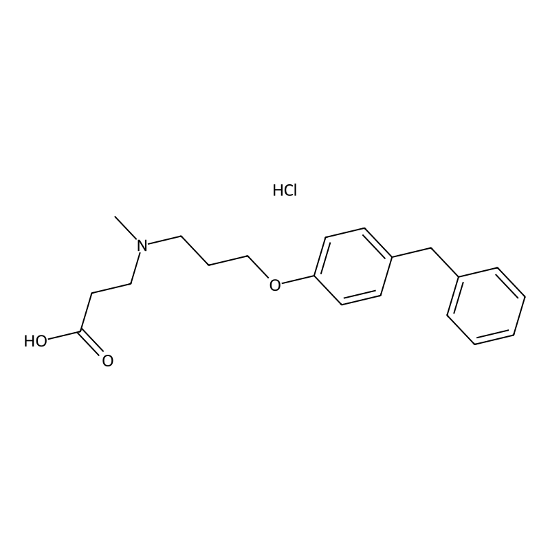 3-(Methyl(3-(4-(phenylmethyl)phenoxy)propyl)amino)...