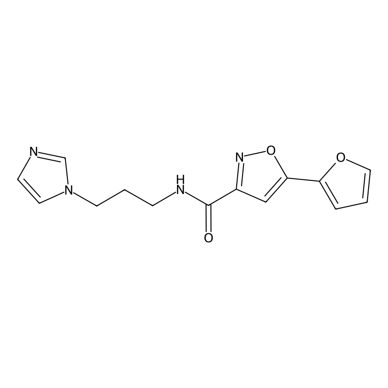 5-(furan-2-yl)-N-(3-imidazol-1-ylpropyl)-1,2-oxazo...