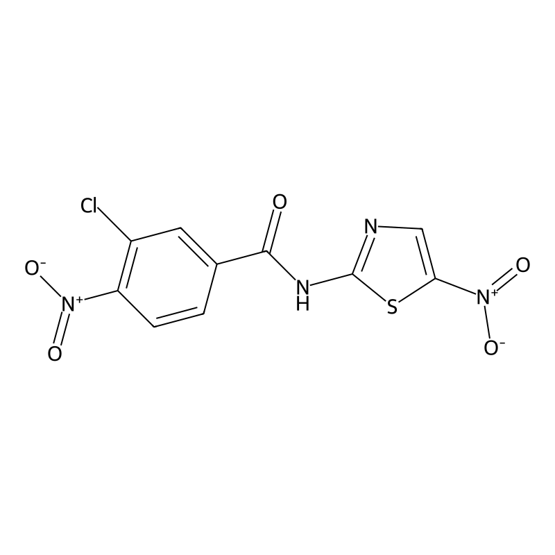 3-Chloro-4-nitro-N-(5-nitro-2-thiazolyl)-benzamide