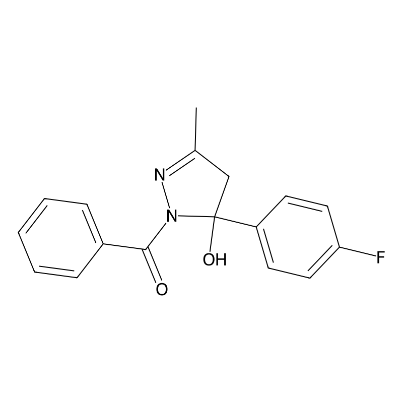 [5-(4-fluorophenyl)-5-hydroxy-3-methyl-4H-pyrazol-...