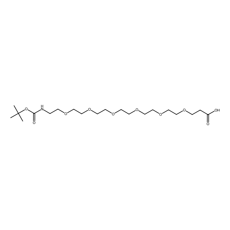 Boc-21-amino-4,7,10,13,16,19-hexaoxaheneicosanoic acid