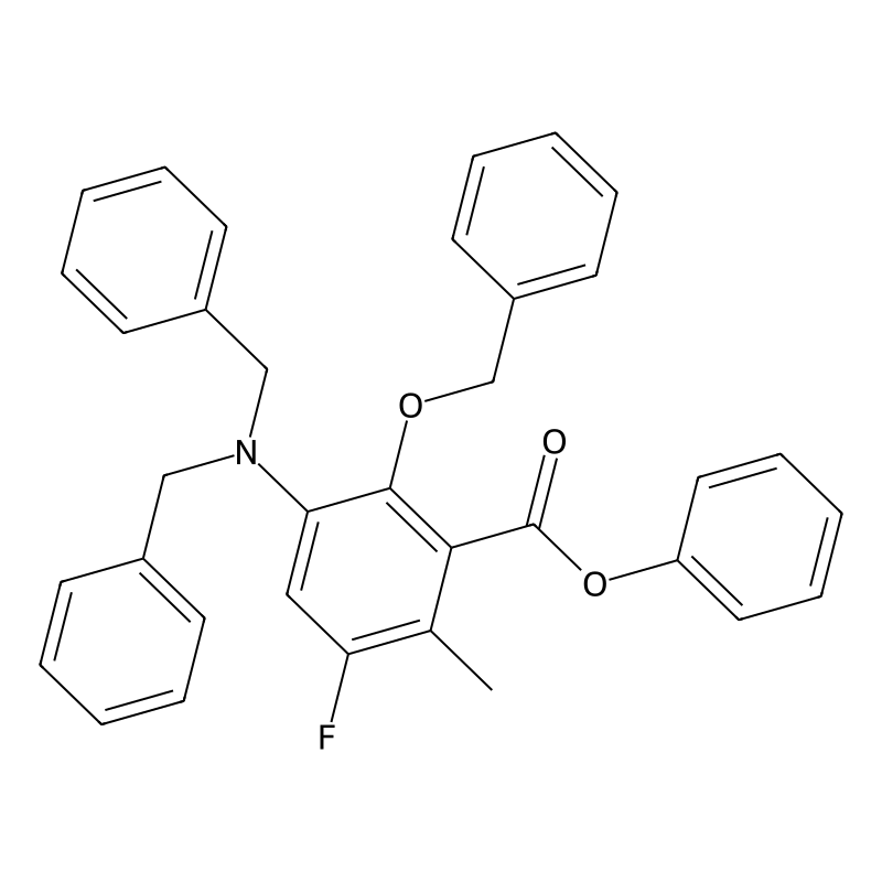 Phenyl 2-(benzyloxy)-3-(dibenzylamino)-5-fluoro-6-...