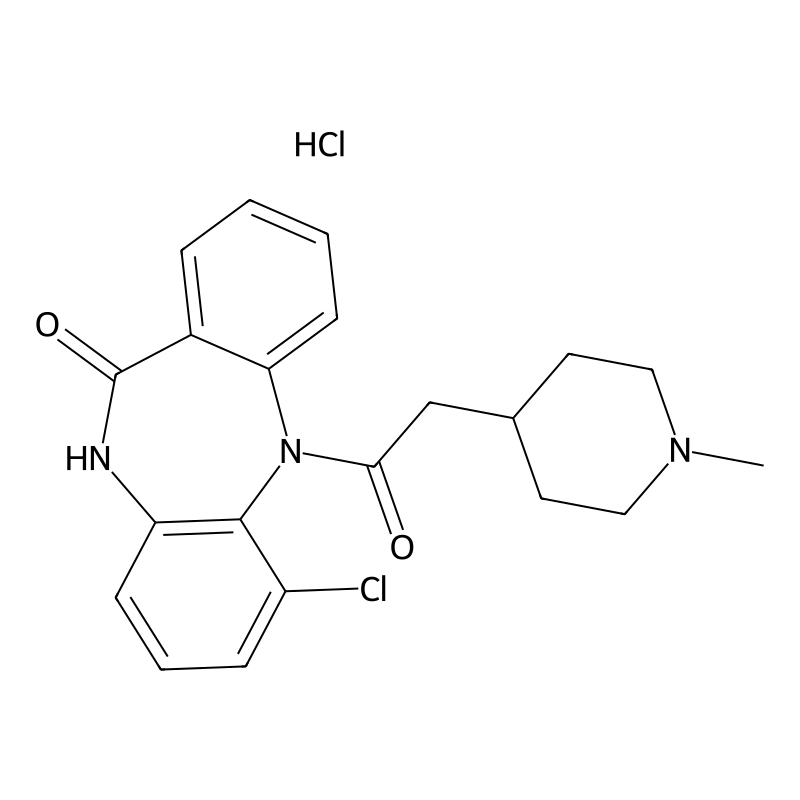 6-Chloro-5,10-dihydro-5-((1-methyl-4-piperidyl)ace...