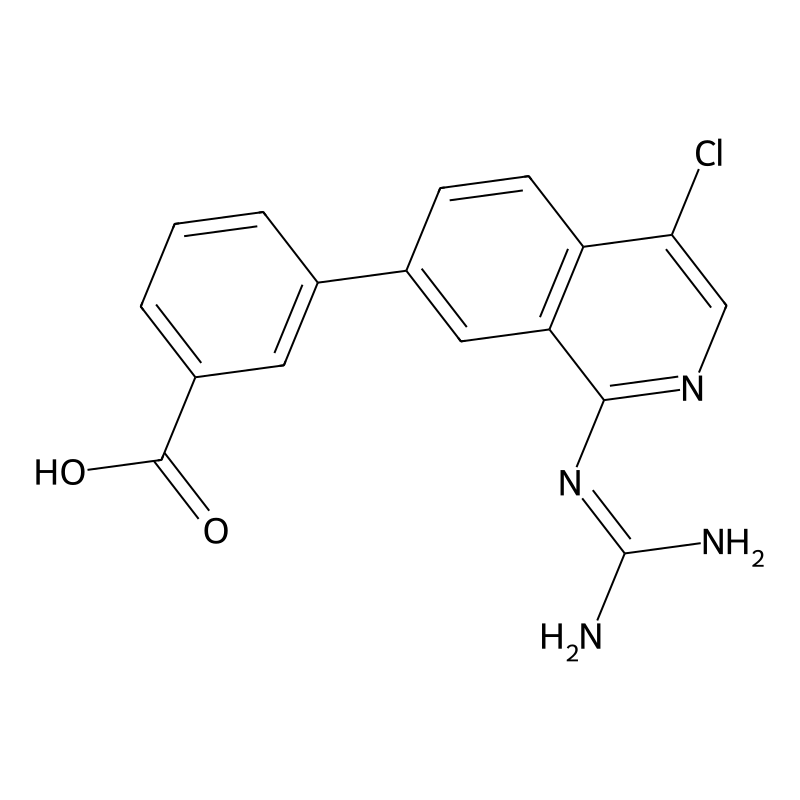 3-[4-chloro-1-(diaminomethylideneamino)isoquinolin-7-yl]benzoic Acid