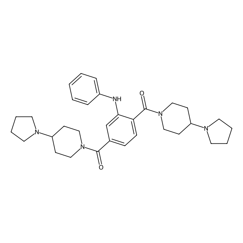 (2-(Phenylamino)-1,4-phenylene)bis((4-(pyrrolidin-1-yl)piperidin-1-yl)methanone)