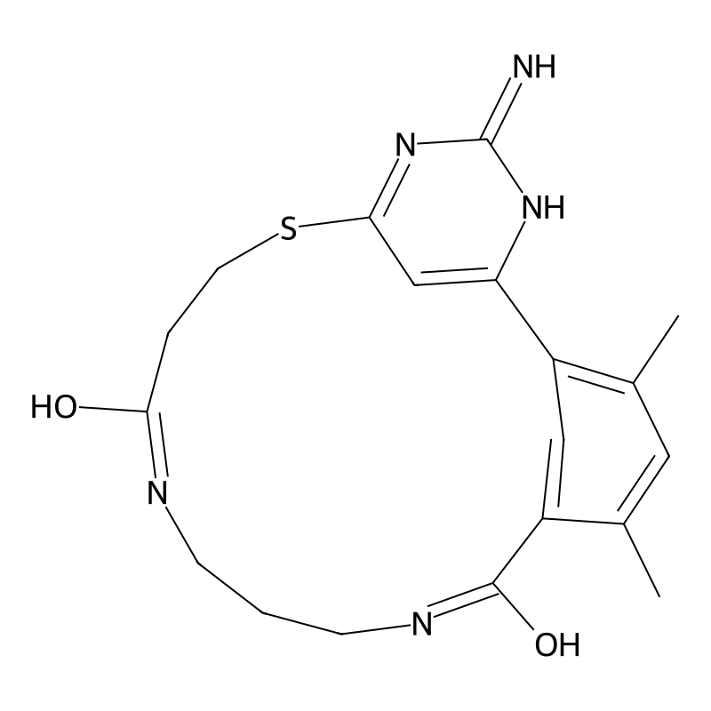 4-Amino-18,20-Dimethyl-7-Thia-3,5,11,15-Tetraazatricyclo[15.3.1.1(2,6)]docosa-1(20),2,4,6(22),17(21),18-Hexaene-10,16-Dione