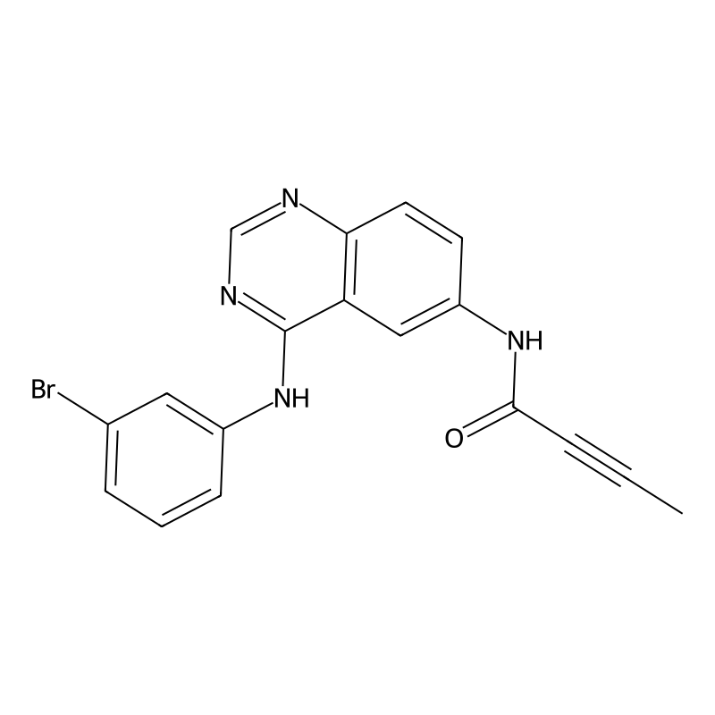 N-(4-((3-bromophenyl)amino)quinazolin-6-yl)but-2-ynamide