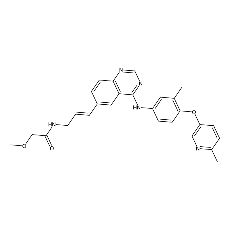 2-Methoxy-N-[(2E)-3-[4-[[3-methyl-4-[(6-methyl-3-pyridinyl)oxy]phenyl]amino]-6-quinazolinyl]-2-propen-1-yl]acetamide