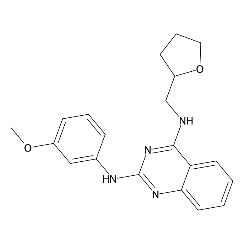 N2-(3-Methoxyphenyl)-N4-((tetrahydrofuran-2-yl)methyl)quinazoline-2,4-diamine