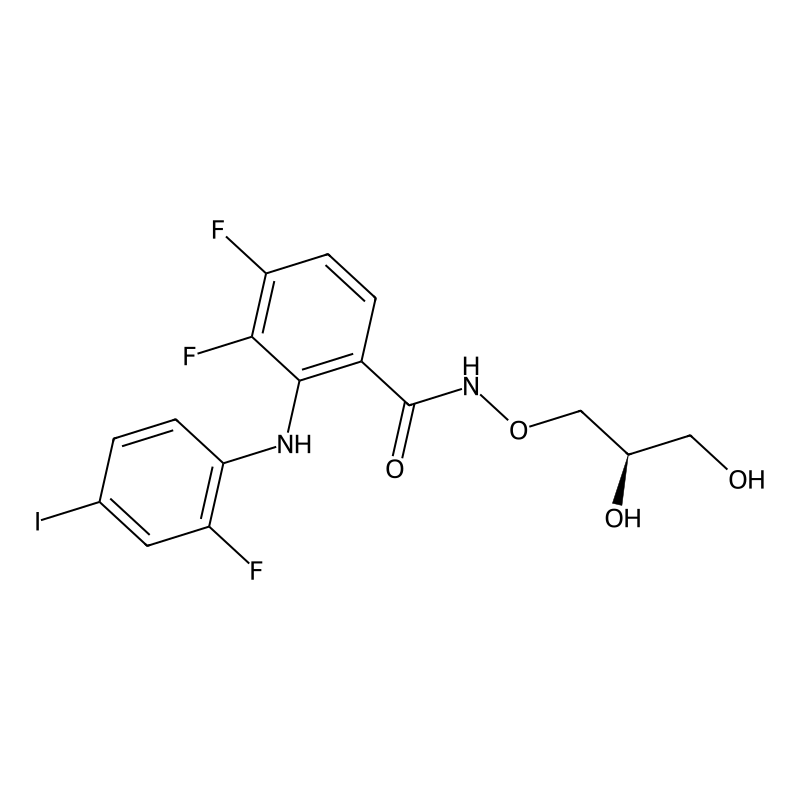 N-[(2R)-2,3-dihydroxypropoxy]-3,4-difluoro-2-[(2-fluoro-4-iodophenyl)amino]benzamide