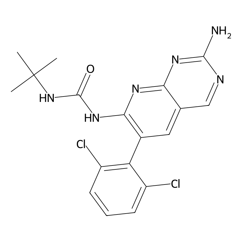 1-(2-Amino-6-(2,6-dichlorophenyl)pyrido[2,3-d]pyrimidin-7-yl)-3-(tert-butyl)urea