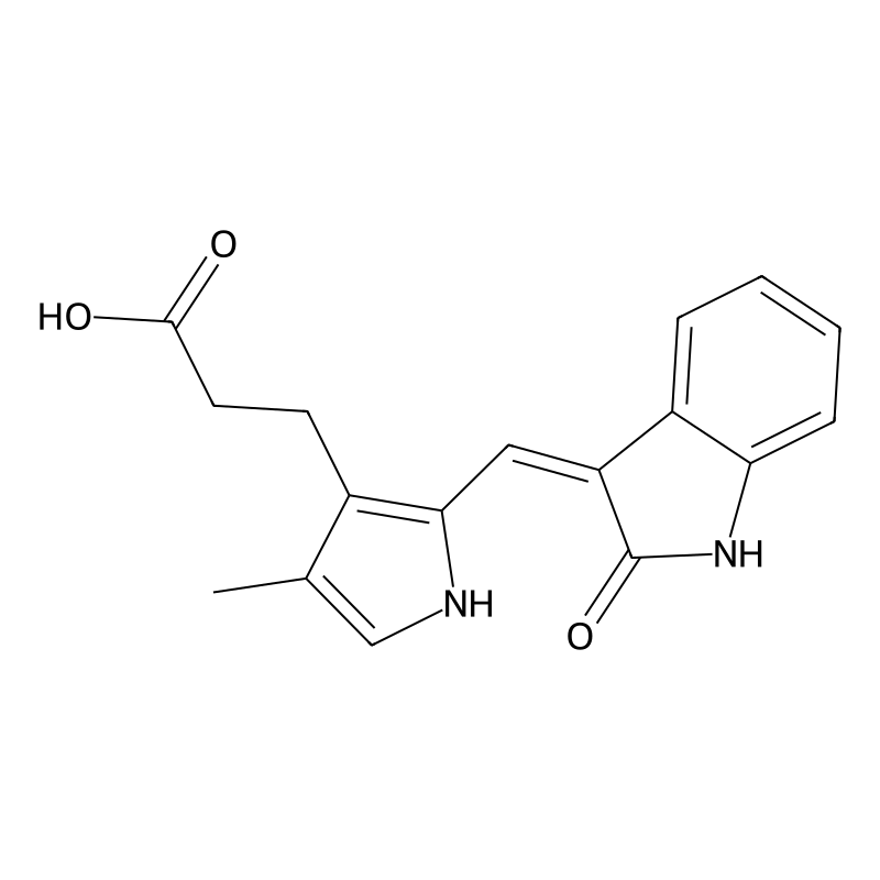 3-[(3-(2-Carboxyethyl)-4-methylpyrrol-2-YL)methylene]-2-indolinone
