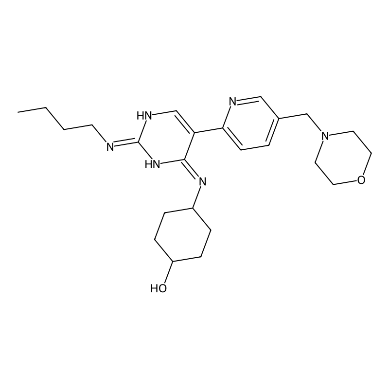 (1R,4r)-4-((2-(butylamino)-5-(5-(morpholinomethyl)pyridin-2-yl)pyrimidin-4-yl)amino)cyclohexanol