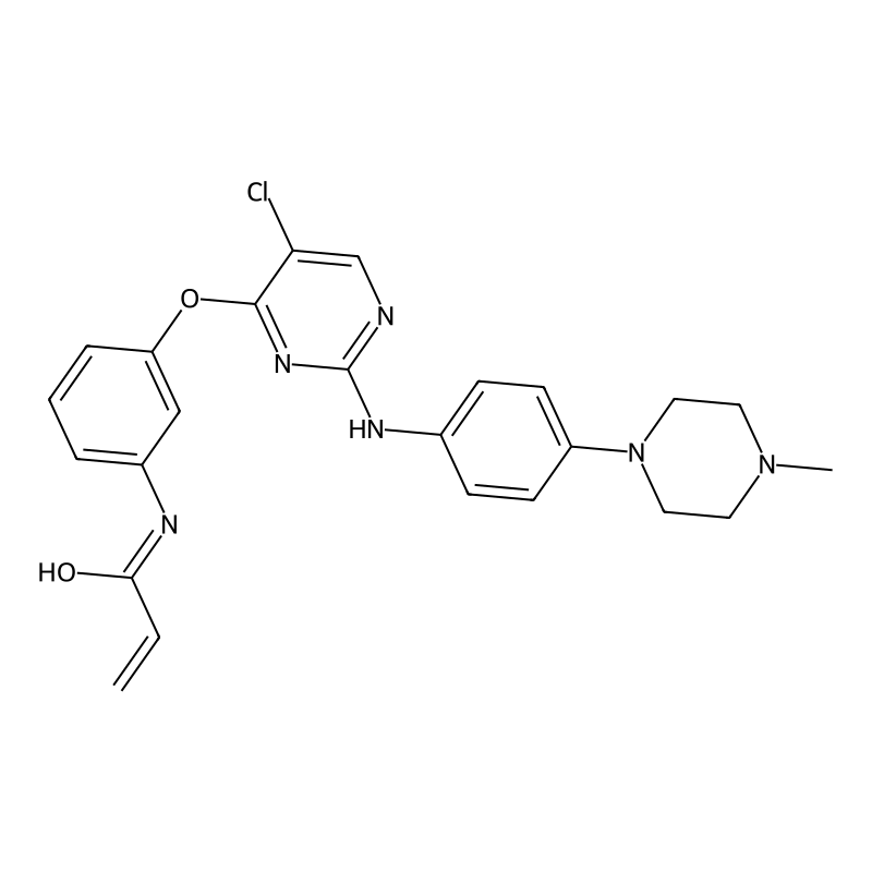 N-(3-((5-chloro-2-((4-(4-methylpiperazin-1-yl)phenyl)amino)pyrimidin-4-yl)oxy)phenyl)acrylamide