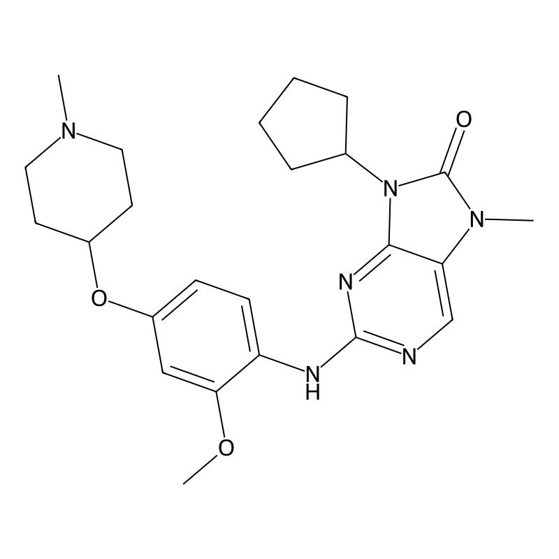 9-Cyclopentyl-2-[[2-methoxy-4-[(1-methylpiperidin-...