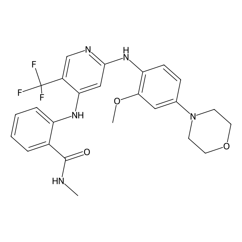 Benzamide, 2-[[2-[[2-methoxy-4-(4-morpholinyl)phenyl]amino]-5-(trifluoromethyl)-4-pyridinyl]amino]-N-methyl-