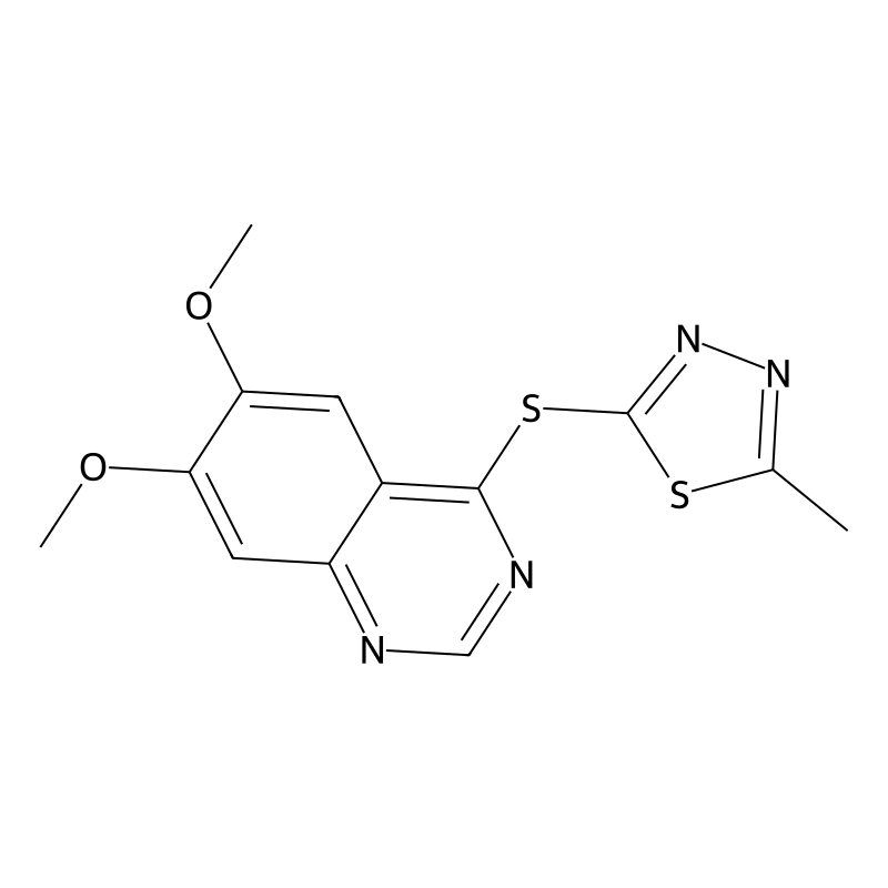2-((6,7-Dimethoxyquinazolin-4-yl)thio)-5-methyl-1,...