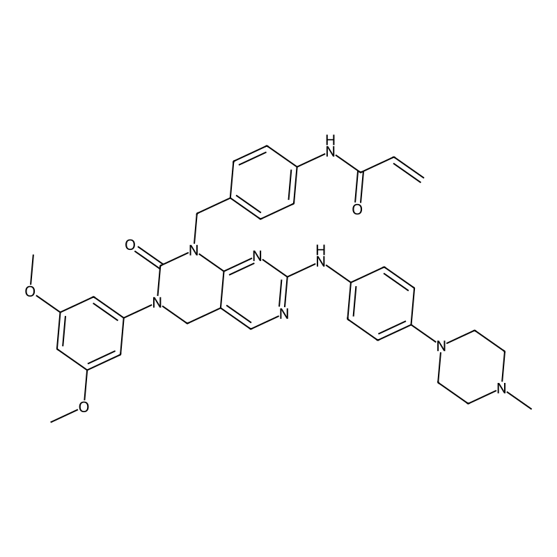 N-(4-((3-(3,5-Dimethoxyphenyl)-7-((4-(4-methylpiperazin-1-yl)phenyl)amino)-2-oxo-3,4-dihydropyrimido[4,5-d]pyrimidin-1(2H)-yl)methyl)phenyl)acrylamide