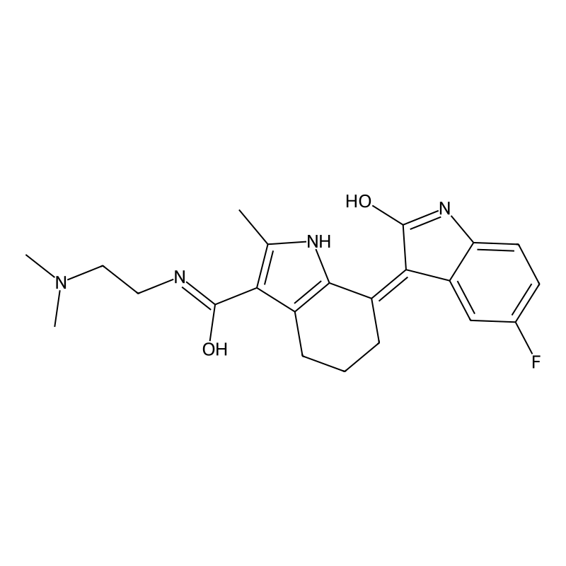 N-[2-(dimethylamino)ethyl]-7-(5-fluoro-2-oxo-1H-in...