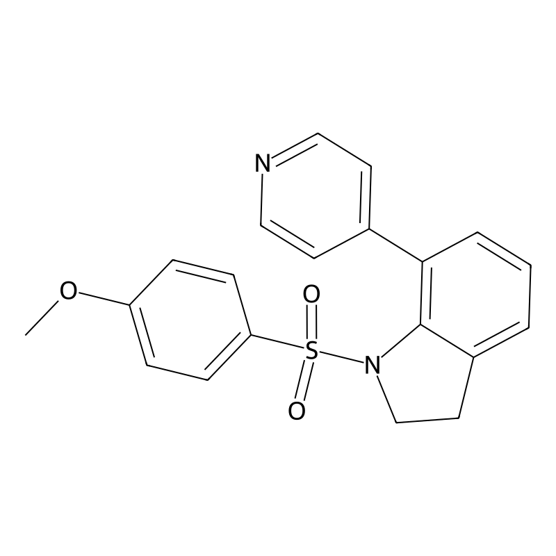 1-(4-Methoxyphenylsulfonyl)-7-(pyridin-4-yl)indoline