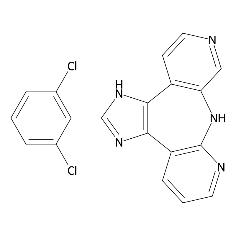 Imidazo(4,5-d)dipyrido(2,3-b:4',3'-f)azepine, 2-(2,6-dichlorophenyl)-1,8-dihydro-