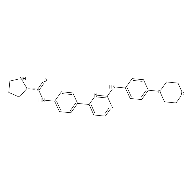 (S)-N-(4-(2-((4-morpholinophenyl)amino)pyrimidin-4-yl)phenyl)pyrrolidine-2-carboxamide