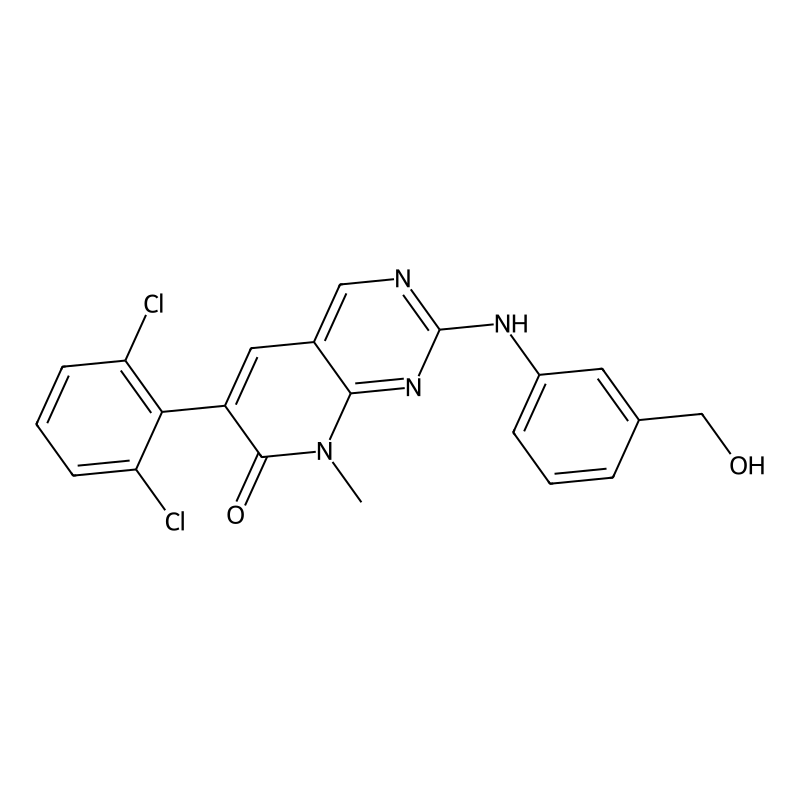 6-(2,6-Dichlorophenyl)-2-{[3-(hydroxymethyl)phenyl]amino}-8-methylpyrido[2,3-D]pyrimidin-7(8H)-one