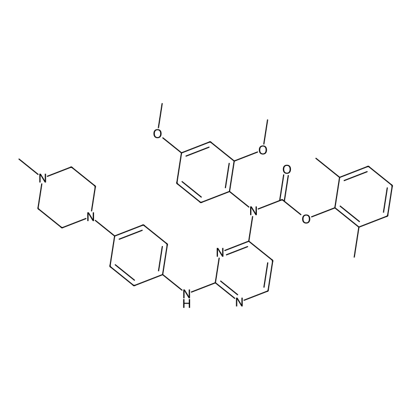 2,6-Dimethylphenyl (2,4-dimethoxyphenyl)(2-((4-(4-methylpiperazin-1-yl)phenyl)amino)pyrimidin-4-yl)carbamate