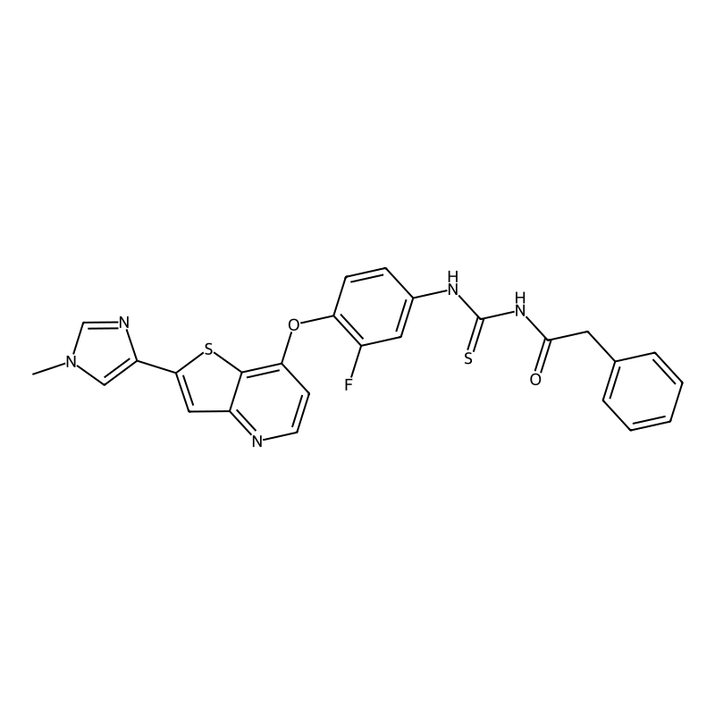 N-(3-fluoro-4-(2-(1-methyl-1H-imidazol-4-yl)thieno...