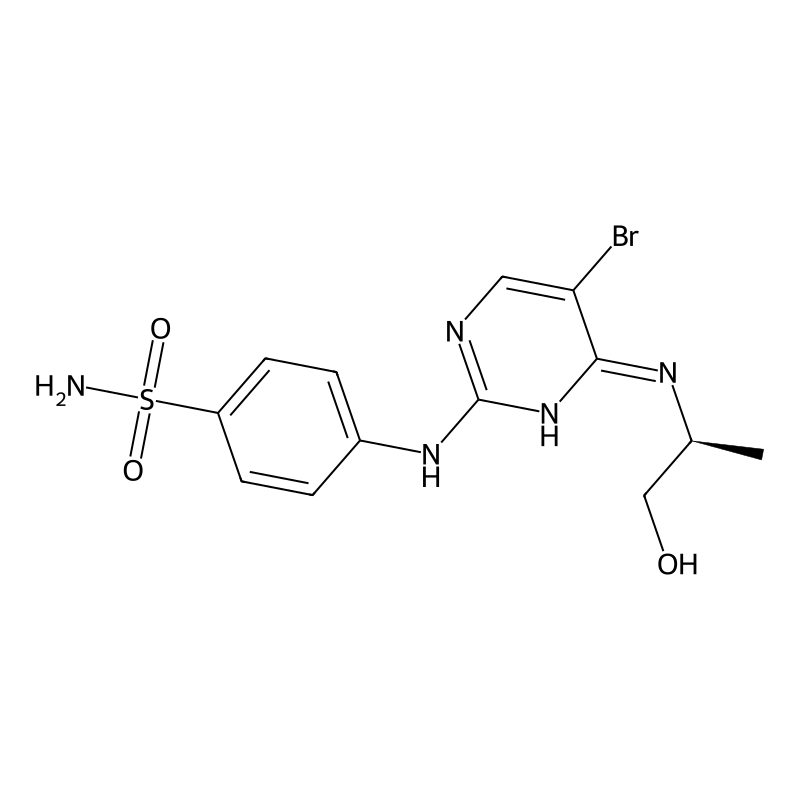 4-[[5-Bromo-4-(1-hydroxypropan-2-ylamino)pyrimidin-2-yl]amino]benzenesulfonamide