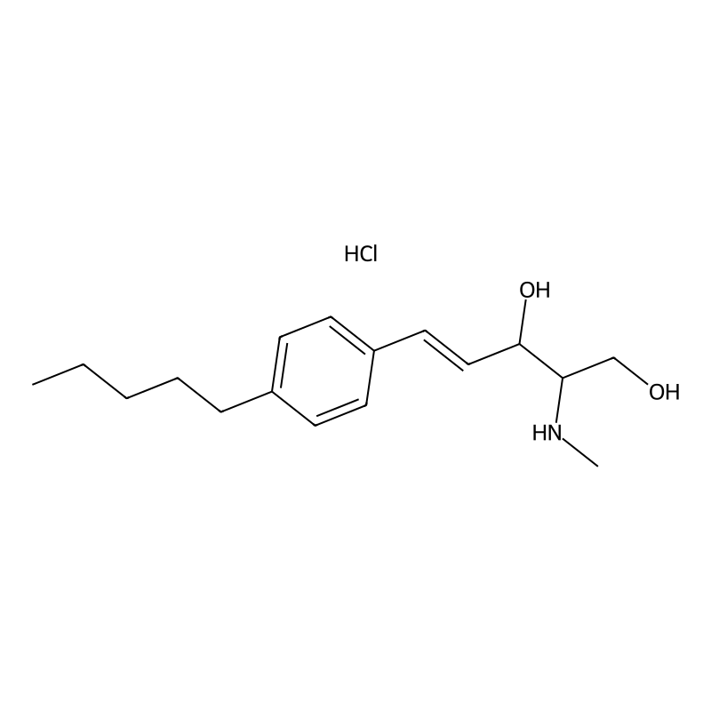 2-(Methylamino)-5-(4-pentylphenyl)pent-4-ene-1,3-diol;hydrochloride