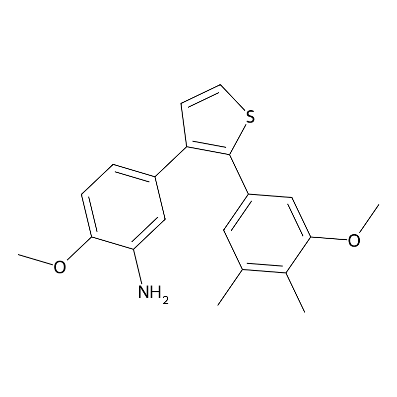 2-Methoxy-5-[2-(3-methoxy-4,5-dimethylphenyl)thiop...