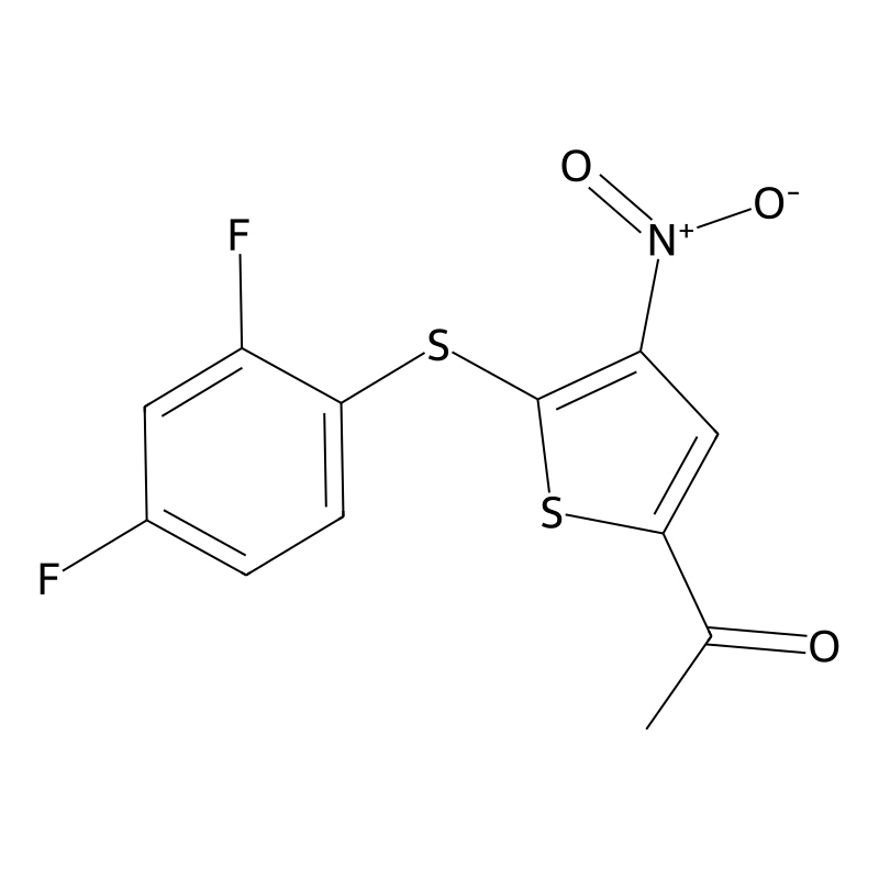 1-[5-(2,4-Difluoro-phenylsulfanyl)-4-nitro-thiophen-2-yl]-ethanone