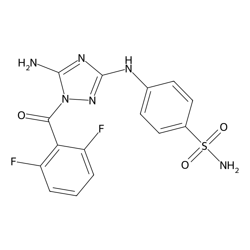 4-({5-Amino-1-[(2,6-Difluorophenyl)carbonyl]-1h-1,2,4-Triazol-3-Yl}amino)benzenesulfonamide