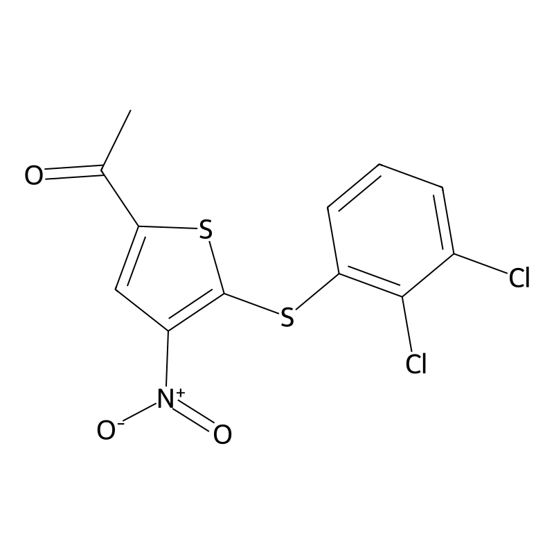 1-(5-(2,3-Dichlorophenylthio)-4-nitrothiophen-2-yl)ethanone