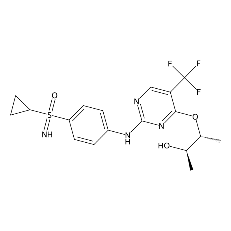 (2R,3R)-3-((2-((4-(cyclopropanesulfonimidoyl)phenyl)amino)-5-(trifluoromethyl)pyrimidin-4-yl)oxy)butan-2-ol