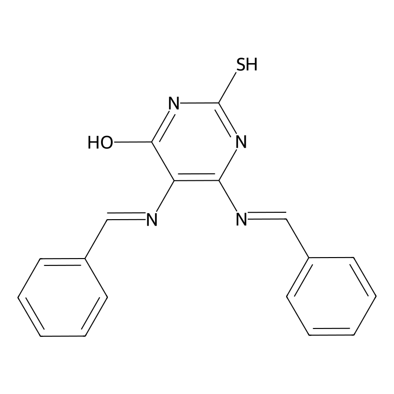 5,6-Bis((E)-benzylideneamino)-2-mercaptopyrimidin-4(3H)-one