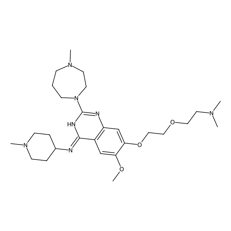 7-(2-(2-(Dimethylamino)ethoxy)ethoxy)-6-methoxy-2-(4-methyl-1,4-diazepan-1-yl)-N-(1-methylpiperidin-4-yl)quinazolin-4-amine