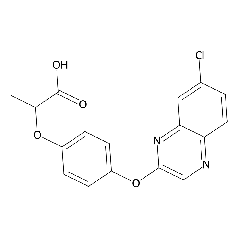 2-[4-(7-Chloroquinoxalin-2-yl)oxyphenoxy]propanoic acid