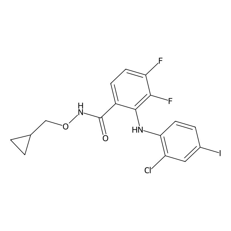 2-(2-chloro-4-iodophenylamino)-N-cyclopropylmethoxy-3,4-difluorobenzamide