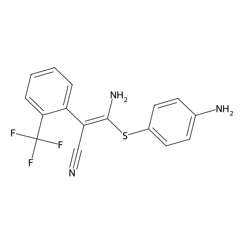alpha-[Amino[(4-aminophenyl)thio]methylene]-2-(trifluoromethyl)benzeneacetonitrile