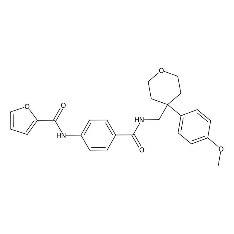 N-(4-(((4-(4-methoxyphenyl)tetrahydro-2H-pyran-4-y...