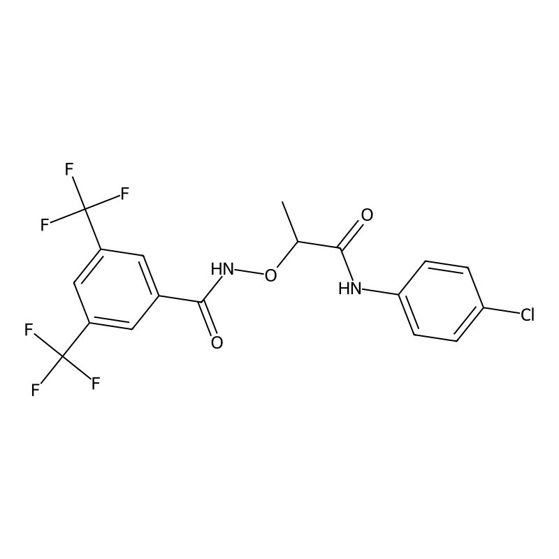 n-(2-(4-Chloroanilino)-1-methyl-2-oxoethoxy)-3,5-bis(trifluoromethyl)benzamide