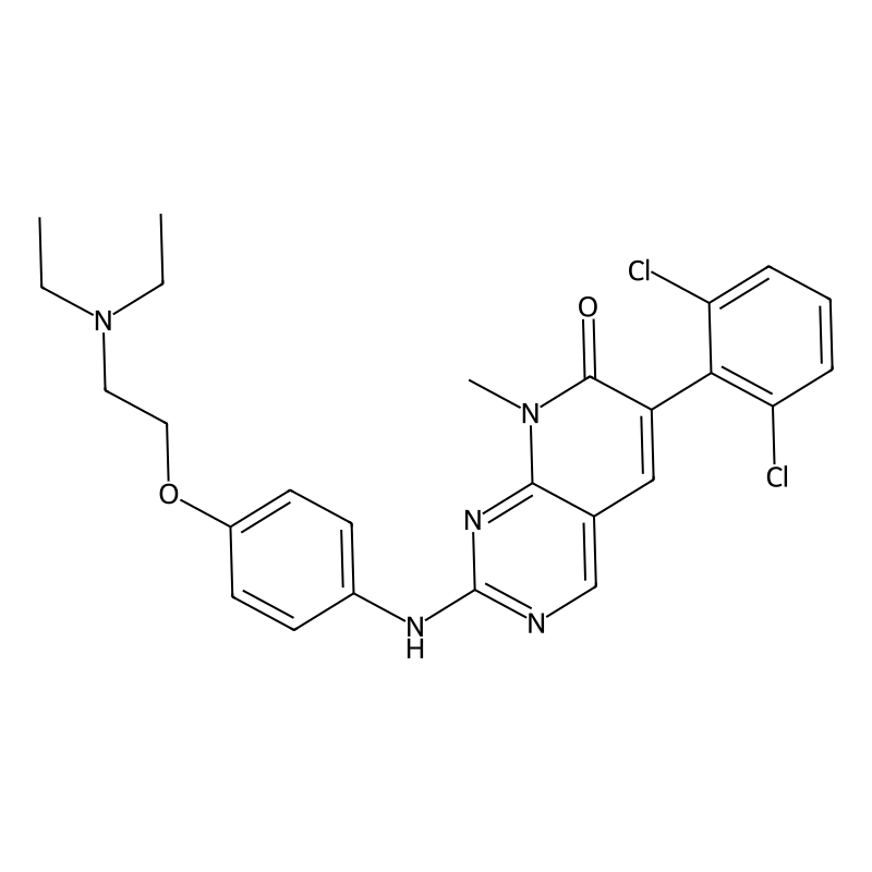6-(2,6-Dichlorophenyl)-2-[4-[2-(diethylamino)ethoxy]anilino]-8-methylpyrido[2,3-d]pyrimidin-7-one